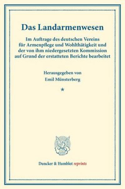 Das Landarmenwesen.