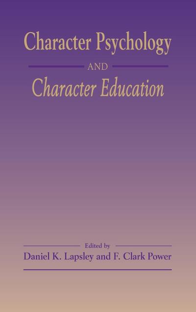 Character Psychology And Character Education