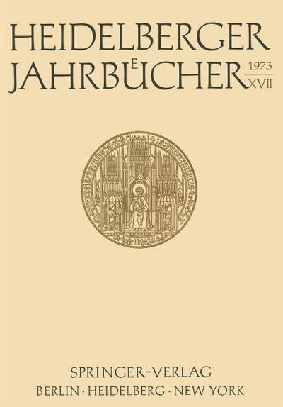 Heidelberger Jahrbücher XVII