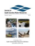 Journal of South Carolina Water Resources