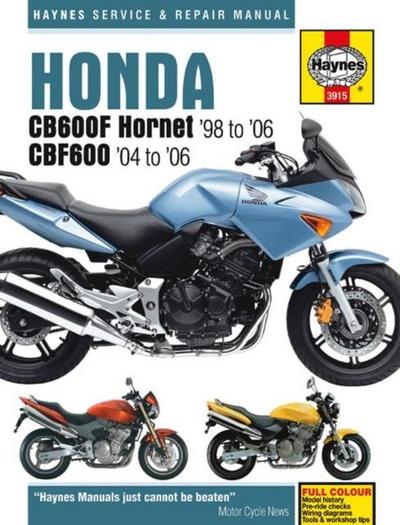 Haynes Publishing: Honda CB600F Hornet