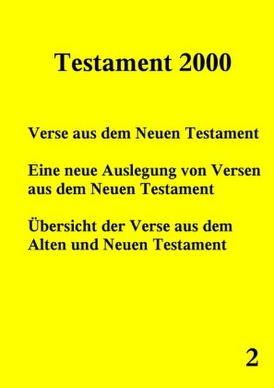 Testament 2000 Band 2