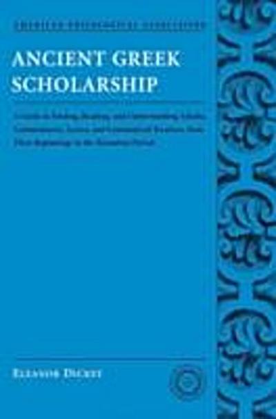 Ancient Greek Scholarship
