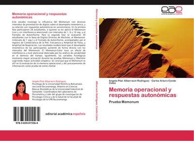 Memoria operacional y respuestas autonómicas