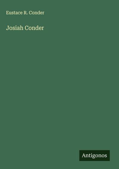 Josiah Conder