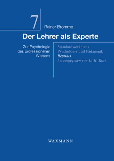 Der Lehrer als Experte