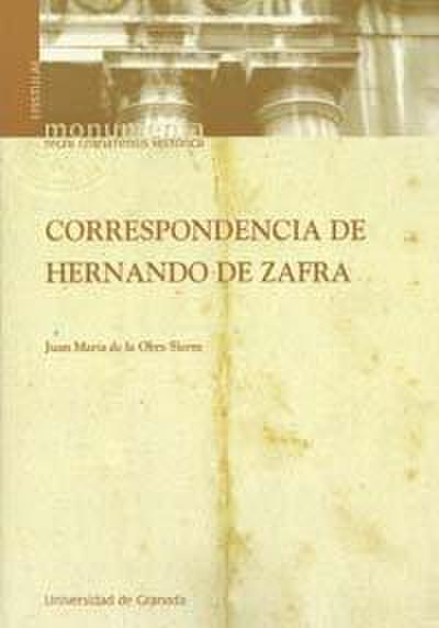 Correspondencia de Hernando de Zafra