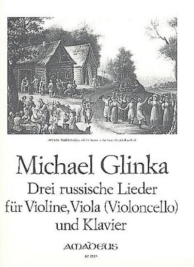 3 russische Liederfür Violine, Viola (Violoncello) und Klavier