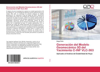 Generación del Modelo Geomecánico 3D del Yacimiento C-INF VLC-363