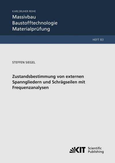 Zustandsbestimmung von externen Spanngliedern und Schrägseilen mit Frequenzanalysen