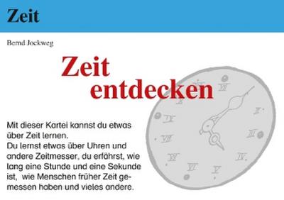 Größen-Kartei Zeit entdecken