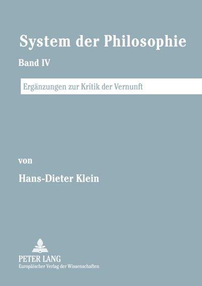 System der Philosophie