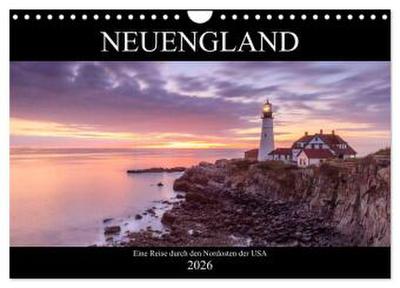 NEUENGLAND - Eine Reise durch den Nordosten der USA (Wandkalender 2026 DIN A4 quer), CALVENDO Monatskalender