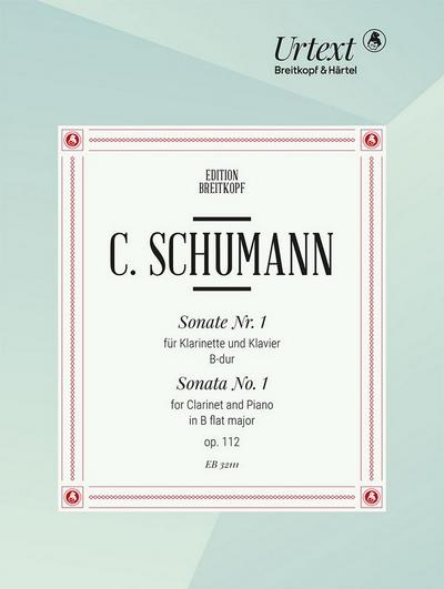Sonate B-Dur Nr.1 op.112für Klarinette und Klavier