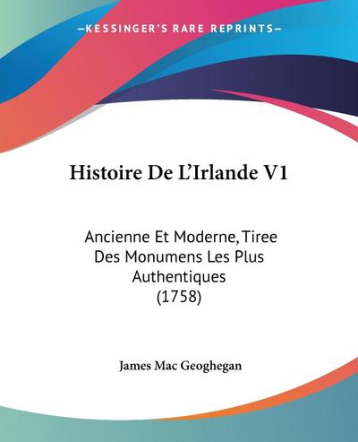 Histoire De L’Irlande V1