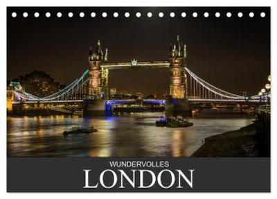 Wundervolles London (Tischkalender 2026 DIN A5 quer), CALVENDO Monatskalender