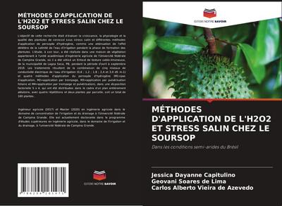 MÉTHODES D’APPLICATION DE L’H2O2 ET STRESS SALIN CHEZ LE SOURSOP
