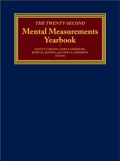 The Twenty-Second Mental Measurements Yearbook