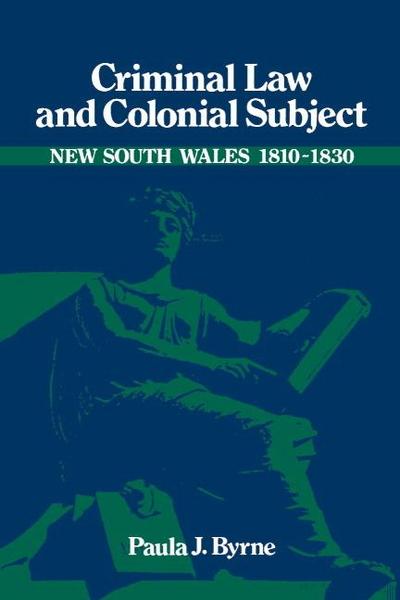 Criminal Law and Colonial Subject