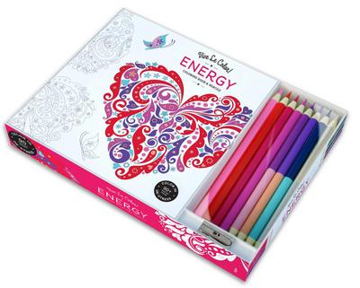 Vive Le Color! Energy (Coloring Book and Pencils): Color Therapy Kit (Colouring Book and Pencils)