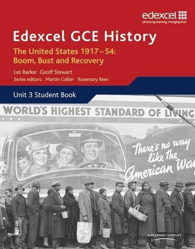 Edexcel Gce History - A2: The United States, 1917-54: Boom Bust and Recovery:...