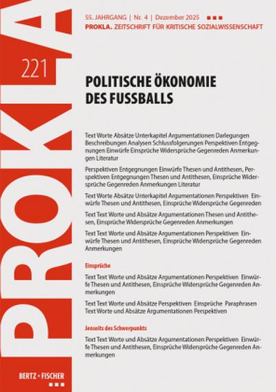 Politische Ökonomie des Fußballs
