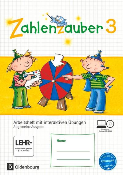 Zahlenzauber 3. Schuljahr - Allgemeine Ausgabe - Arbeitsheft mit interaktiven Übungen auf scook.de