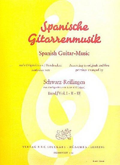 Spanische Gitarrenmusik Band 3für Gitarre