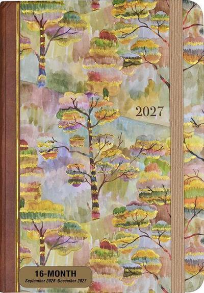 2027 Watercolor Treescape Weekly Planner (16 Months, Sept 2026 to Dec 2027)