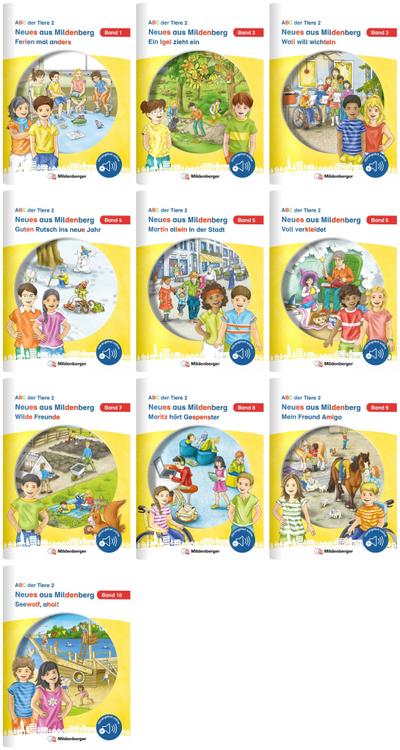Paket - Neues aus Mildenberg - Geschichten von Mia, Mio und ihren Freunden, Klasse 2 1-10