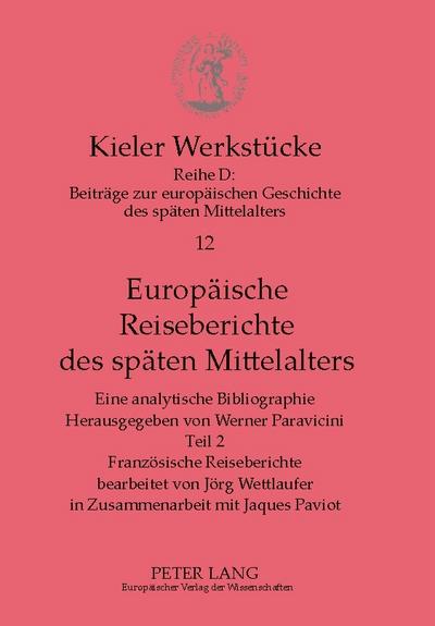 Europäische Reiseberichte des späten Mittelalters