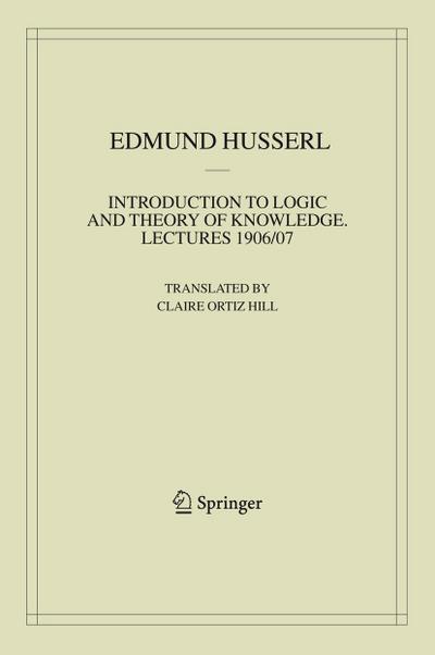 Introduction to Logic and Theory of Knowledge