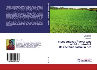 Pseudomonas fluorescens on biocontrol of Rhizoctonia solani in rice