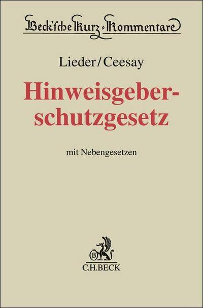 Hinweisgeberschutzgesetz. HinSchG