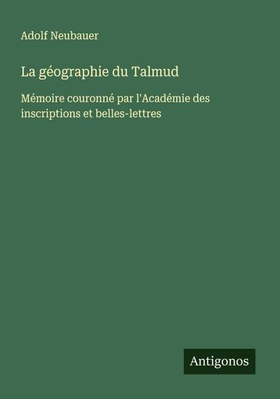 La géographie du Talmud