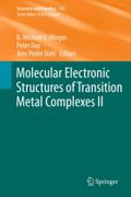 Molecular Electronic Structures of Transition Metal Complexes II David Michael P. Mingos Editor