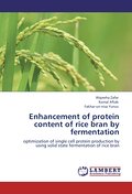 Enhancement of protein content of rice bran by fermentation