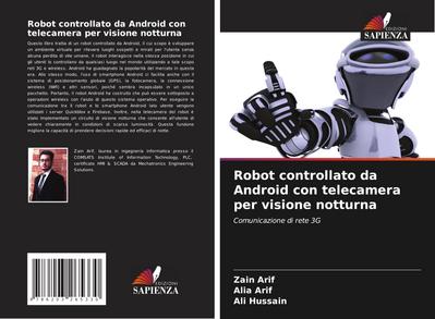 Robot controllato da Android con telecamera per visione notturna