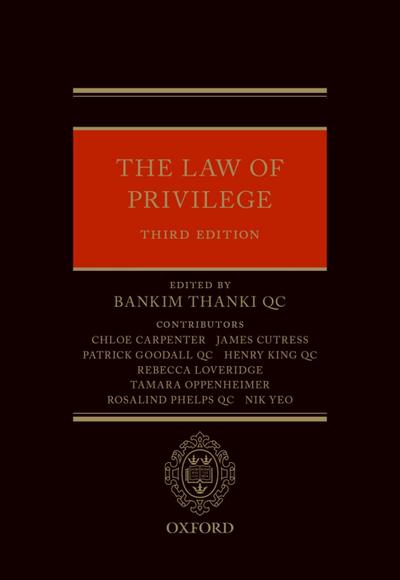The Law of Privilege