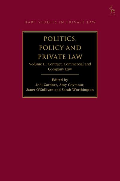 Politics, Policy and Private Law
