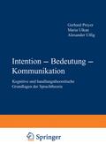 Intention Bedeutung Kommunikation