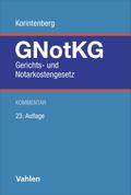 Gerichts- und Notarkostengesetz. GNotKG