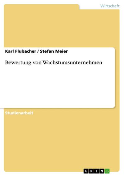 Bewertung von Wachstumsunternehmen