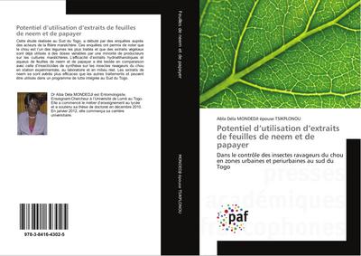 Potentiel d’utilisation d’extraits de feuilles de neem et de papayer