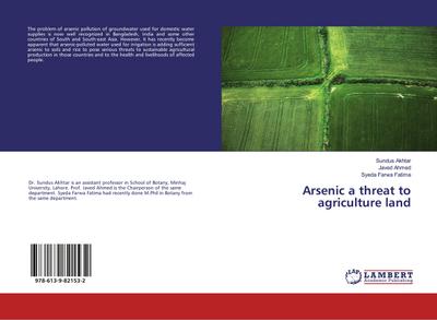 Arsenic a threat to agriculture land