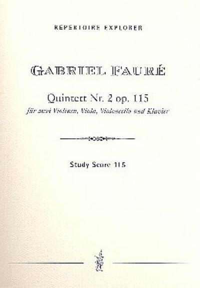 Quintett Nr.2 op.115für Klavier und Streichquartett