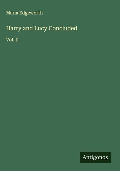 Harry and Lucy Concluded