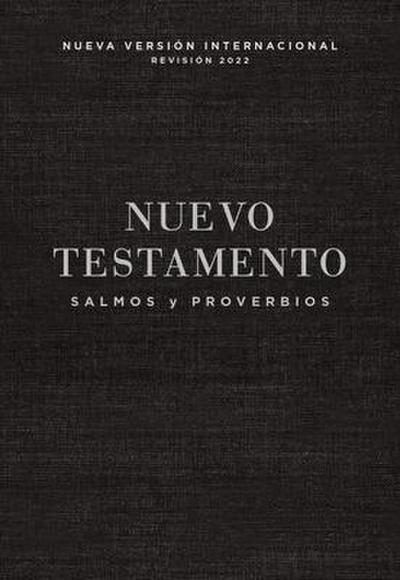 Nvi, Nuevo Testamento de Bolsillo, Con Salmos Y Proverbios, Revisión 2022, Tapa Rústica, Negro