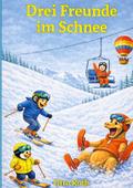 Drei Freunde im Schnee