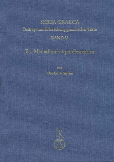 Ps.-Manethonis Apotelesmatica